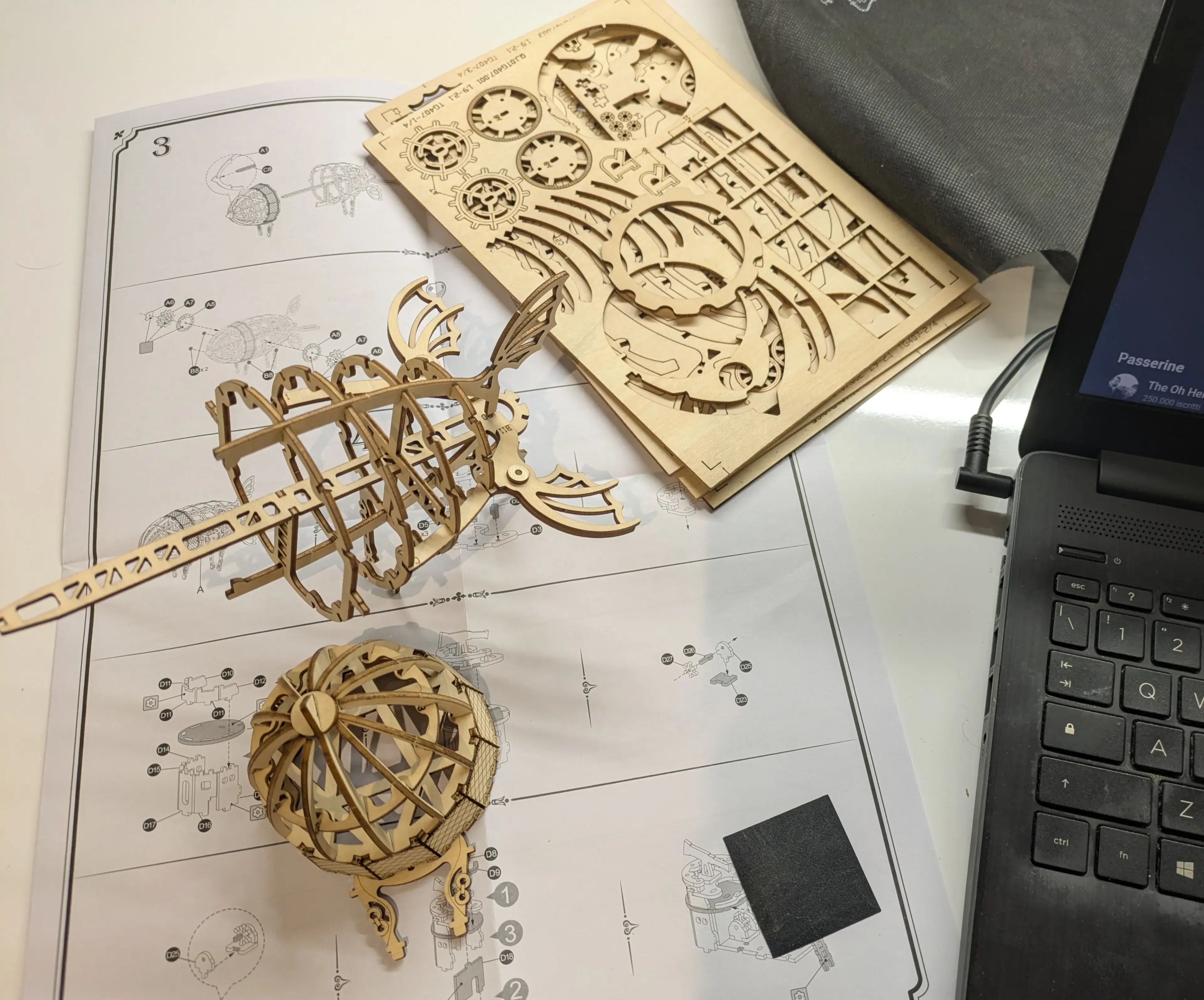 Parte posteriore del dirigibile