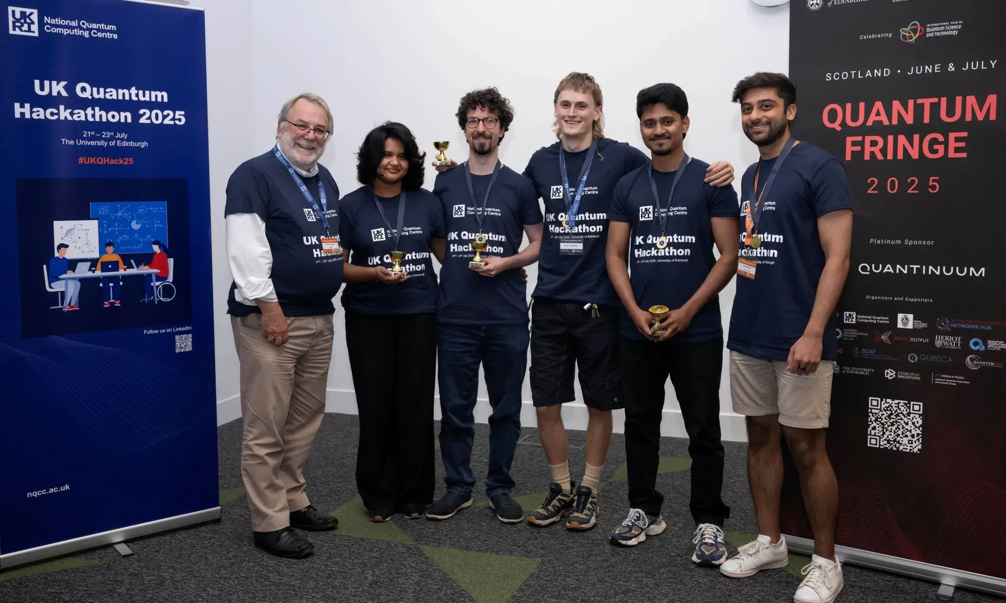 Il nostro team che viene premiato