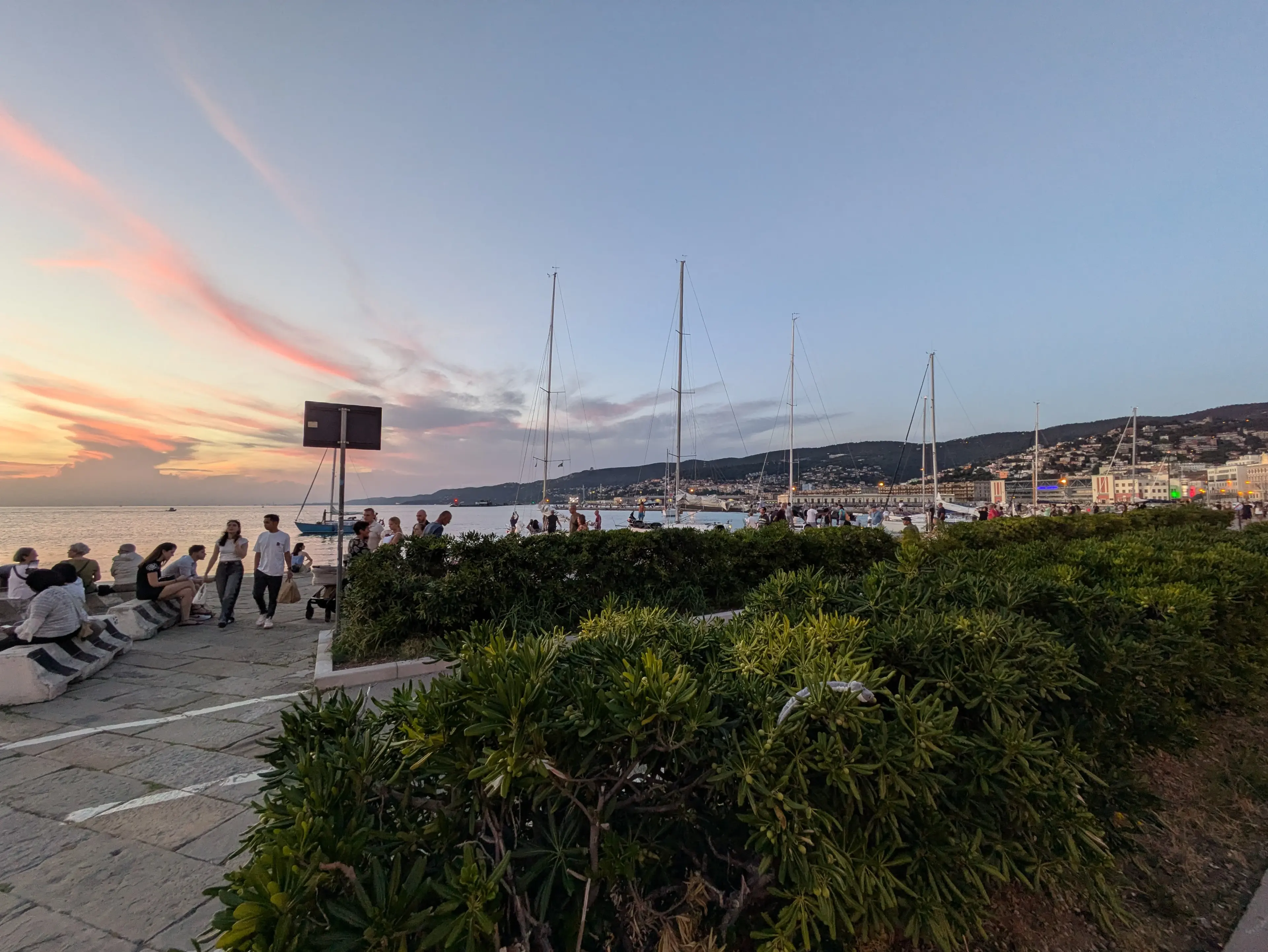 caption: Il porto di Trieste Il porto di Trieste